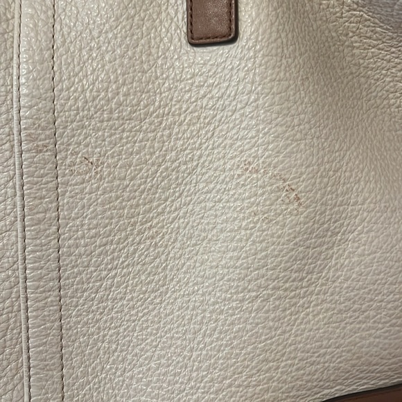 Coach Hadley Luxe Grain Leather Bag in SILVER/IVORY No C1492-F31334. - Picture 3 of 13